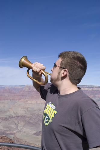 A boy and his Bugle