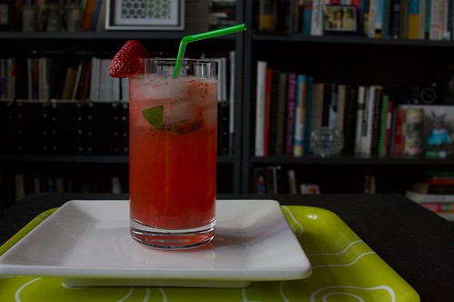 strawberry basil drink