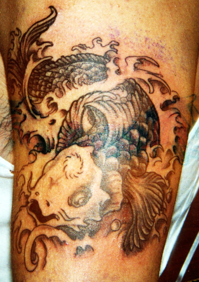  azteca. powder shading. tattoo