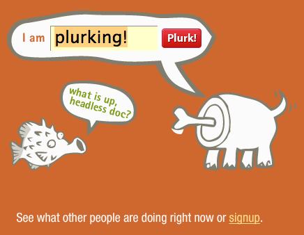 plurk - what are you doin