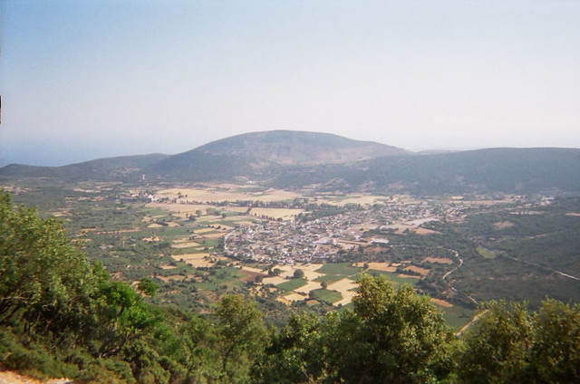 View of Valsamata village from Enos Mountain