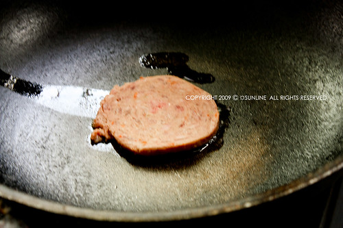 [20090123]漢堡肉下鍋