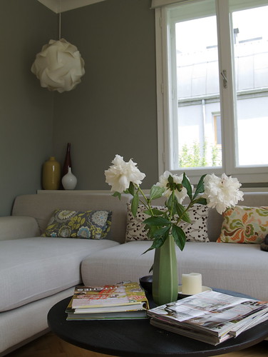 Grey Living Room par Lillian Day