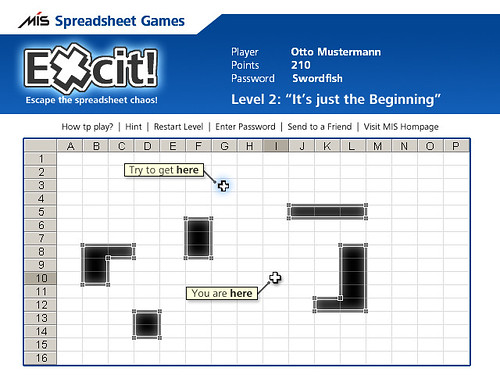 Excit - An early Mockup