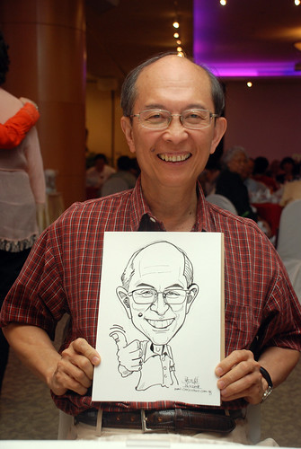 Caricature live sketching for Christ Methodist Church Christmas Celebration - 2