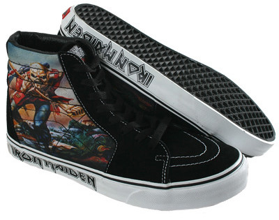 Iron Maiden Vans Shoes, sk8 hi