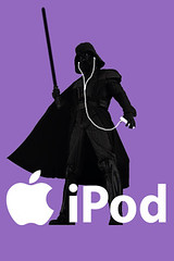 Darth Vader shilouette ipod iphone Wallpaper