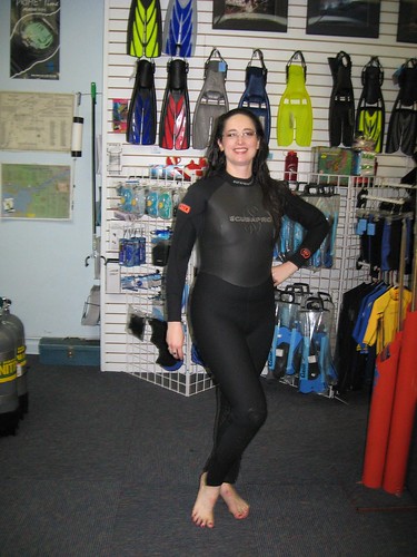 Getting Fitted at the Dive Shop