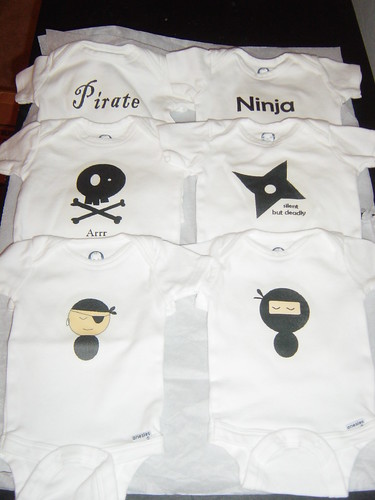ninja_pirate onesies