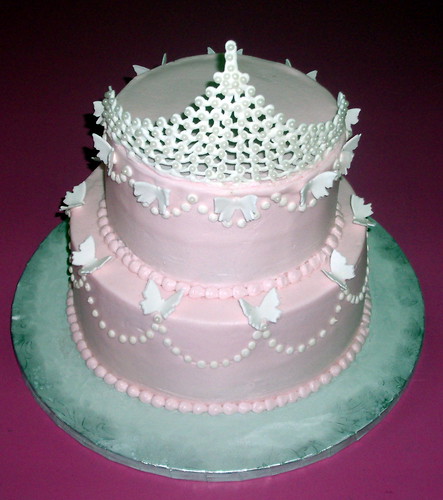 princess crown cake. Princess Pearl Tiara Birthday