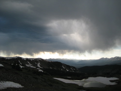 Cottonwood Pass and Storm Clouds 2