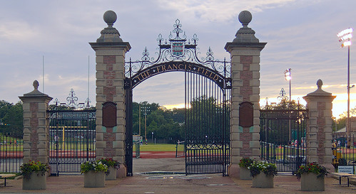Washington University, in Saint Louis, Missouri - Francis Field gates