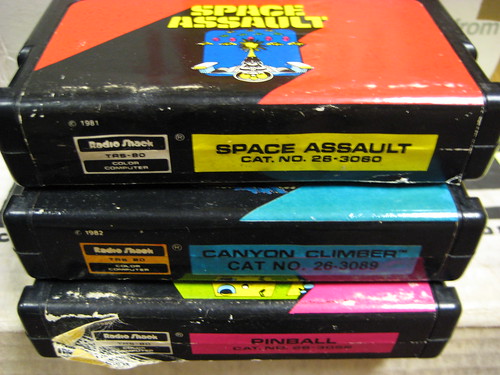 TRS-80 Color Computer Game Cartridges