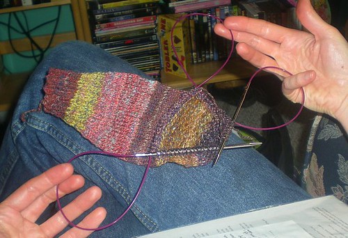 Triple-loop knitting