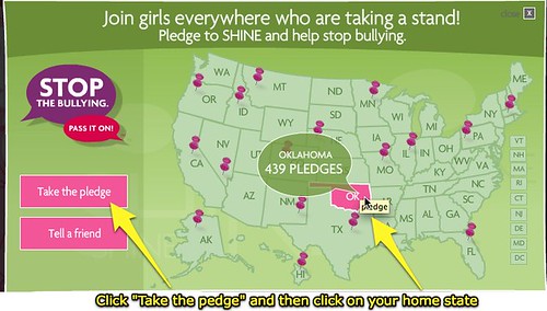 Select your state (American Girl Take A Stand Against Bullying)