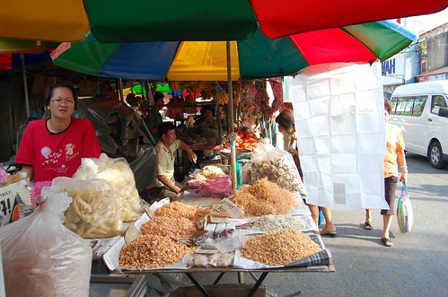 dried seafoods stall