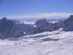 Panorama auf der Zugspitze