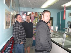 Getting some treats at Ojai Ice Cream. (01/19/2008)