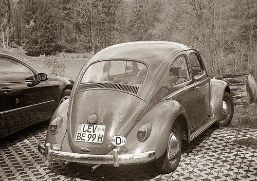 VW 1963 beetle vintage camera vintage lens classic car by wwwuppertal