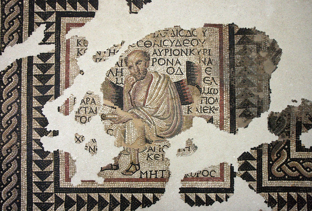 Greek Philosopher Mosaic