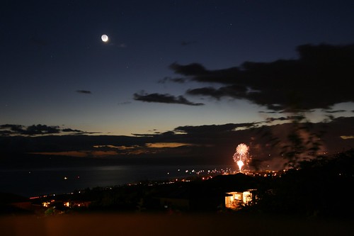 Fireworks over Lahaina