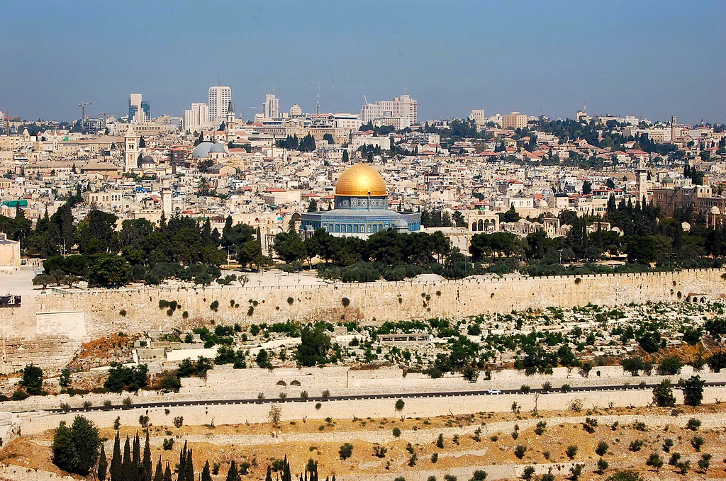 View from Mt. Olives, יְרוּשָׁלַיִם  Jerusalem 耶路撒冷