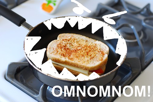 Omnom and cheese.