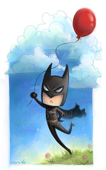 Batman takes a stroll by Sudoru, illustration