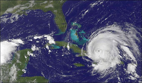 So I photoshop'd a couple of web images to make Hurricane Ike Turner .