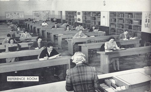 San Jose State Wahlquist / Library North (1942-2000) by san jose library (flickr)