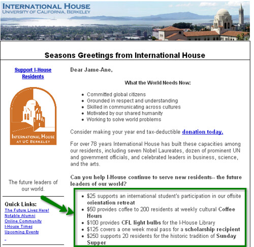 I-House Email