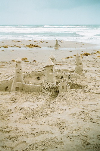 South Padre Island sand castle