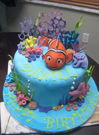 fish birthday cakes 