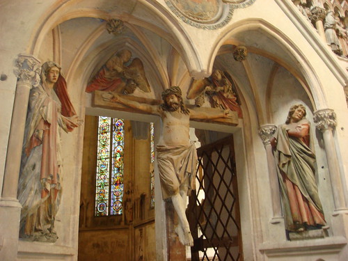 Carved Christ in the Naumburger Dom St. Peter und St. Paul