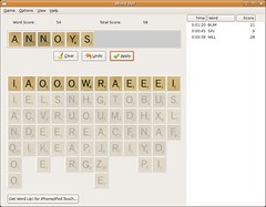 Screenshot of Wordly in Ubuntu 7.10