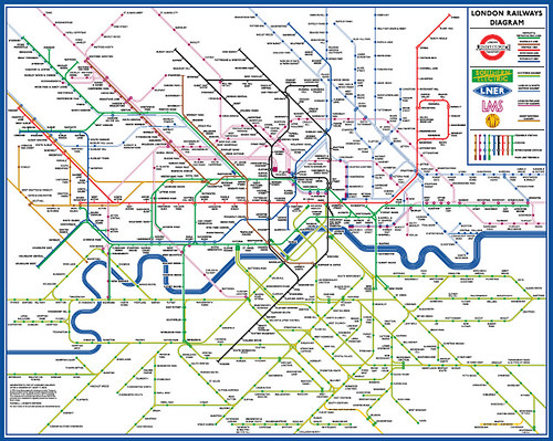Diagrammatic Map of London's
