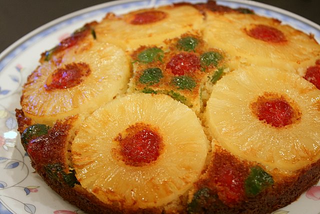 Nigella's pineapple upside down cake