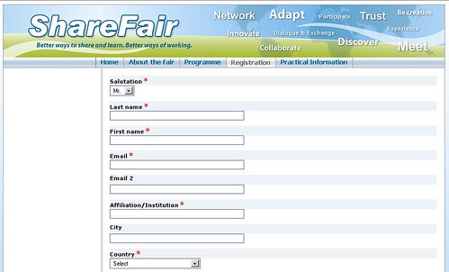 share fair registration form