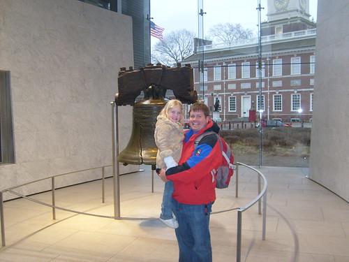 Mike and Anna at the Liberty Bell