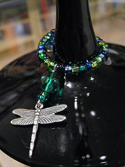 Dragonfly Wine Tag