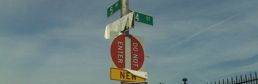 Fifth Avenue One Way Sign