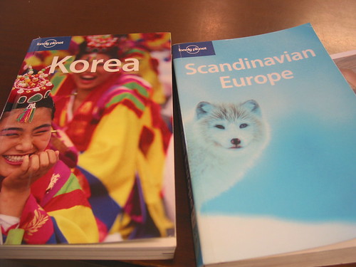Comparison of Lonely Planet Korea vs Scandinvia