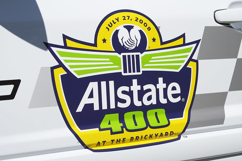 2008 Brickyard 400 Door Logo