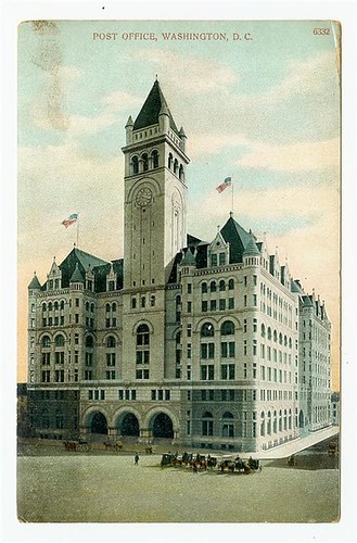 "Old" Post Office Building, DC, postcard