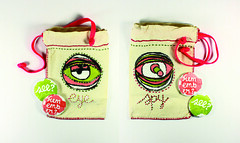 Eye Spy Camera Bag And Buttons -  29dec08