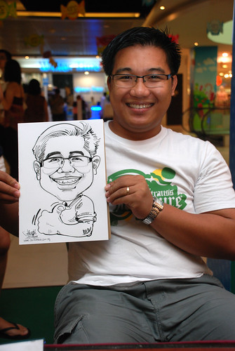Caricature live sketching for Marina Square Day 2 - 21
