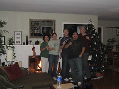 Doris, Jen, Tim, James & Jon shortly after ringing in 2009. (01/01/2009)