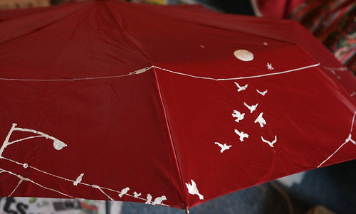 i sure painted this umbrella