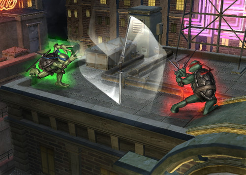 TMNT Smash Up Wii screenshot 1
