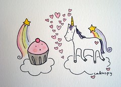 Cupcake and Unicorn